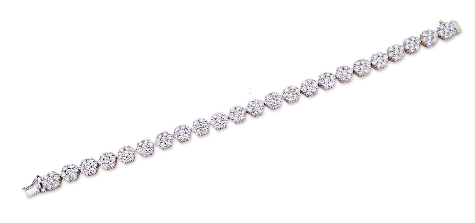 A diamond bracelet